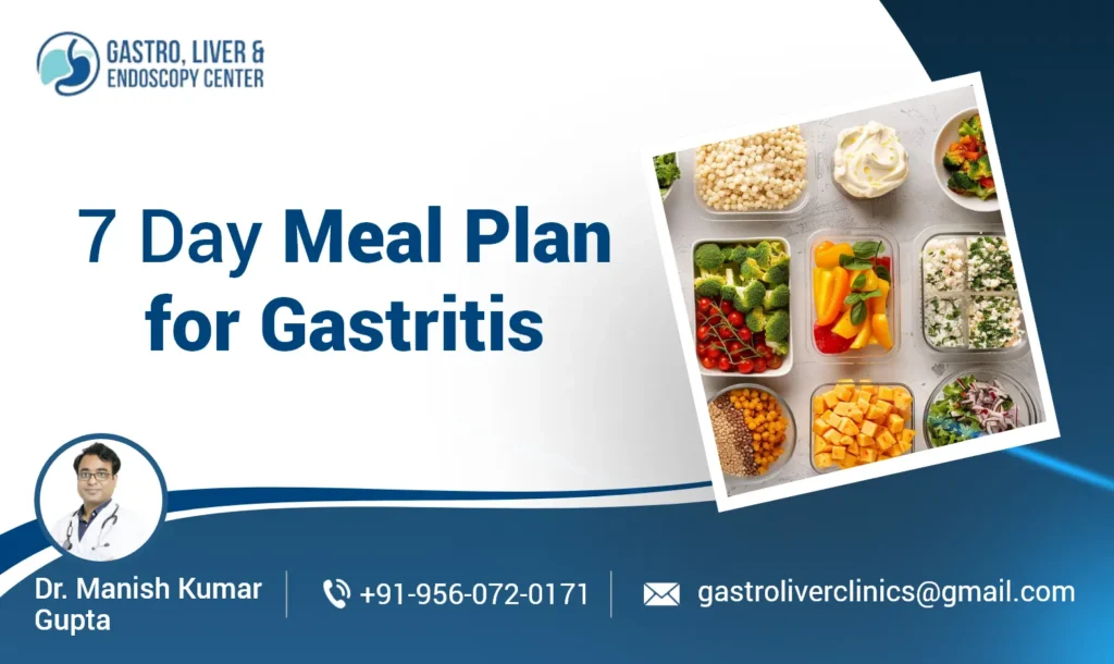 7 Day Meal Plan for Gastritis